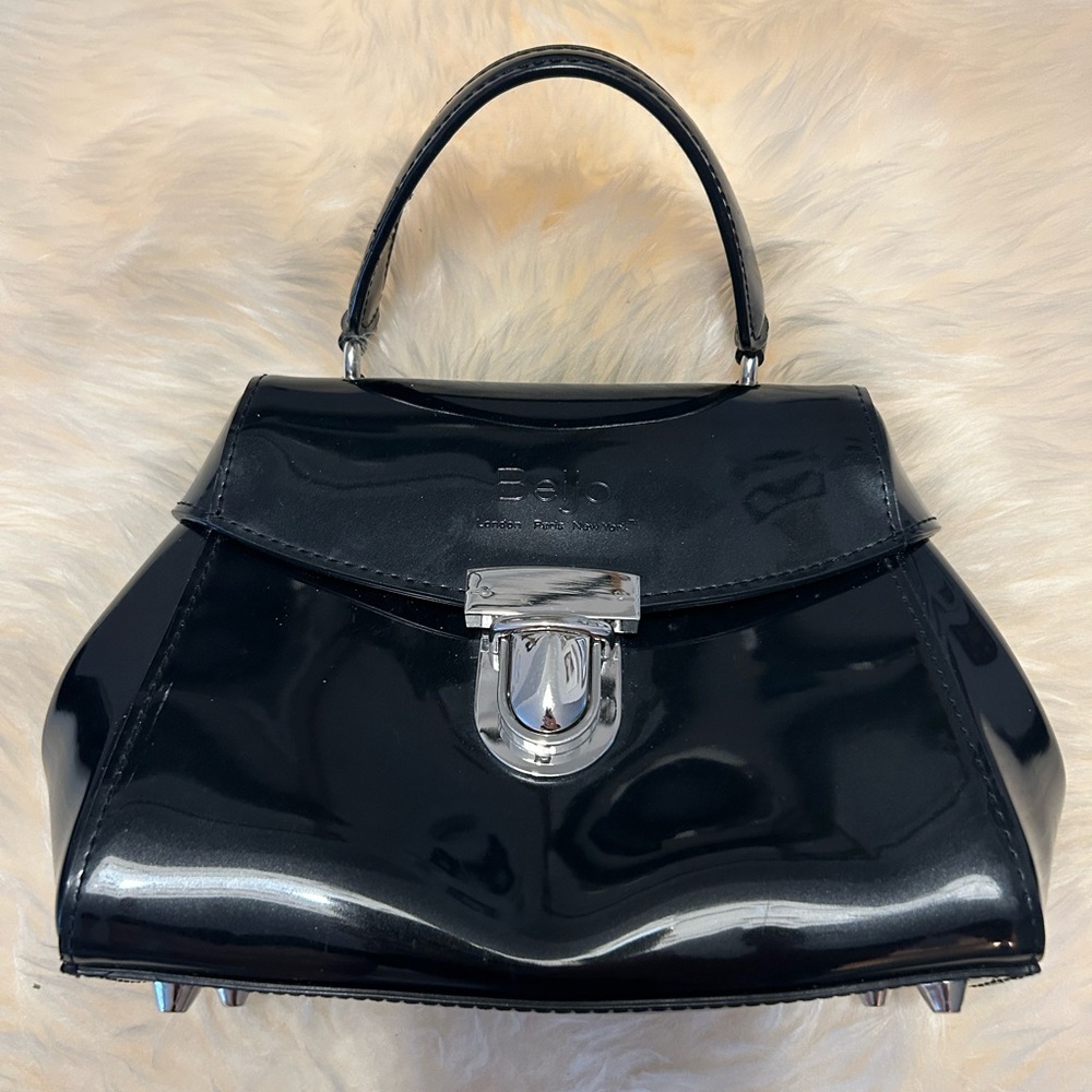 Patent Black Beijo Mini Bag